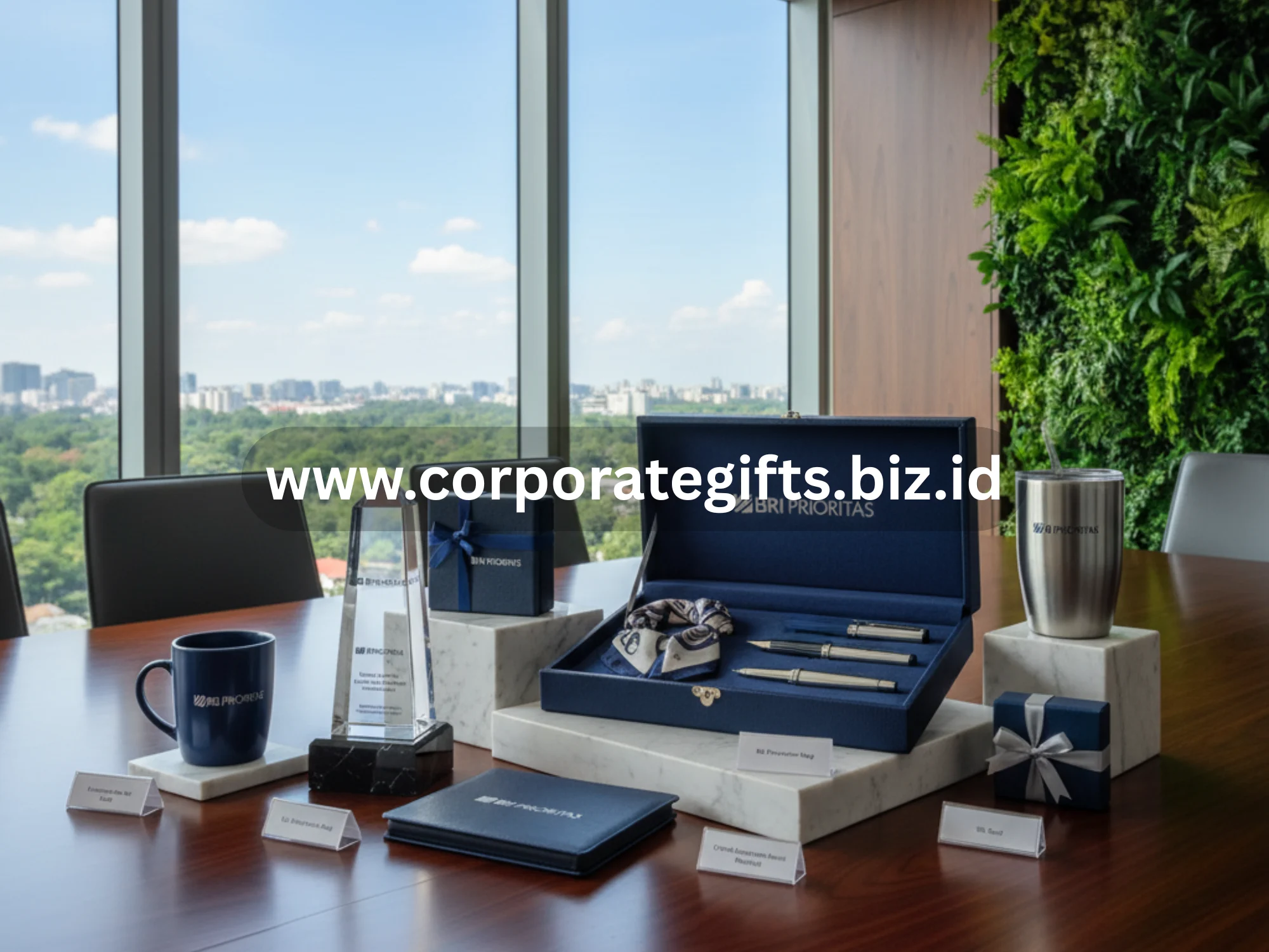 2.	Gift set elegan dengan logo BRI Prioritas